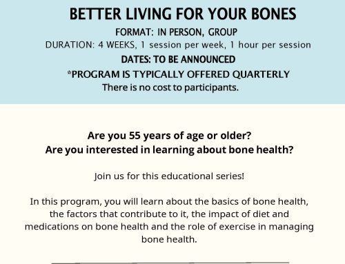 Better Living For Your Bones Series